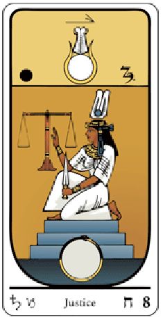 arcan 8 tarot balanta justitia