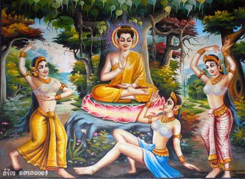fiicele lui Mara si Buddha